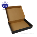 Boîte d&#39;emballage en papier en carton noir de luxe pour pull